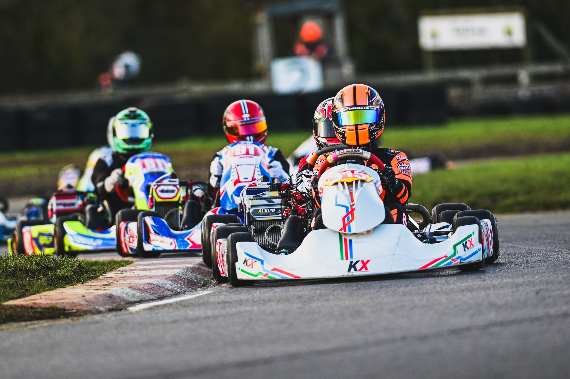 Harrison Bishop on track